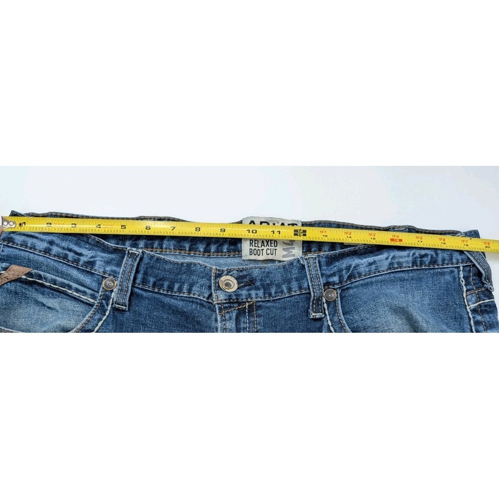 Ariat Jeans Men's M4 Relaxed Bootcut 40x30 Medium Wash Workwear Western Cowboy - Picture 4 of 7